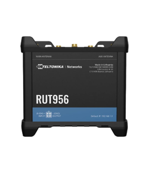 Industrial Router | RUT956 | 802.11n | 10/100 Mbit/s | Ethernet LAN (RJ-45) ports 4 | Mesh Support No | MU-MiMO No | 2G/3G/4G | 