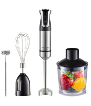 Adler | AD 4627 | Hand Blender Set | 1800 W | Number of speeds 20 | Turbo mode | Chopper | Stainless Steel/Black