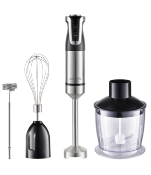 Adler | AD 4627 | Hand Blender Set | 1800 W | Number of speeds 20 | Turbo mode | Chopper | Stainless Steel/Black