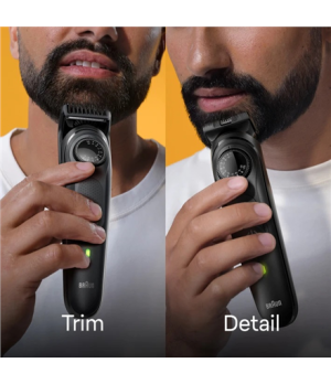 Braun Beard Trimmer with Precision Wheel | BT5420 | Cordless | Number of length steps 40 | Black