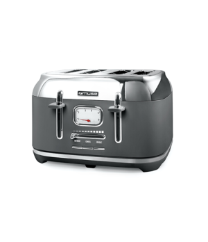 Muse Bread Toaster | MS-131DG | Power 1800 W | Number of slots 4 | Housing material Stainless Steel