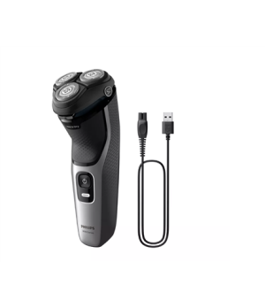 Philips | Shaver | S3143/00 | Operating time (max) 60 min | Wet & Dry | Lithium Ion | Silver/Black