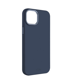 Fixed | MagFlow | Back cover | Apple | iPhone 15 Plus | Liquid silicon | Blue