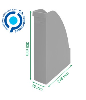 Stovas dokumentams Leitz Recycle, A4, mėlynas