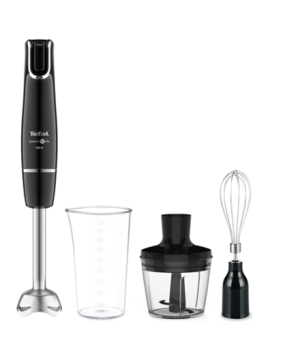 TEFAL | Blender | HB943838 InfintyForce | Hand Blender | 1000 W | Number of speeds 1 | Chopper | Black